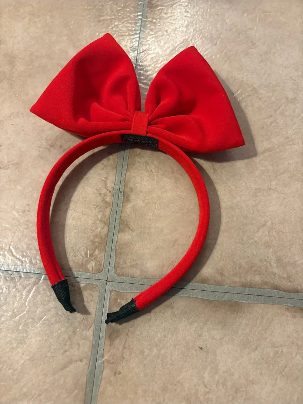 Red Bow Headband